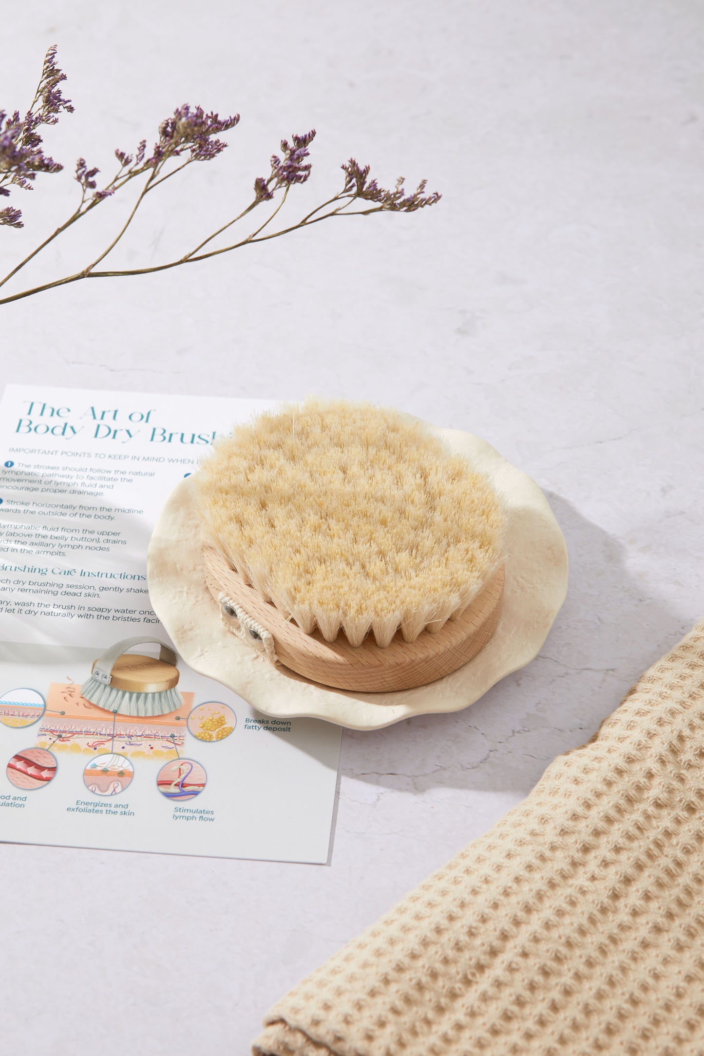 Balancing Dry Body Brush